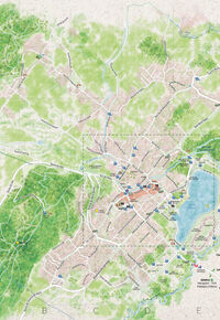 Plan de ville de Divonne-les-Bains